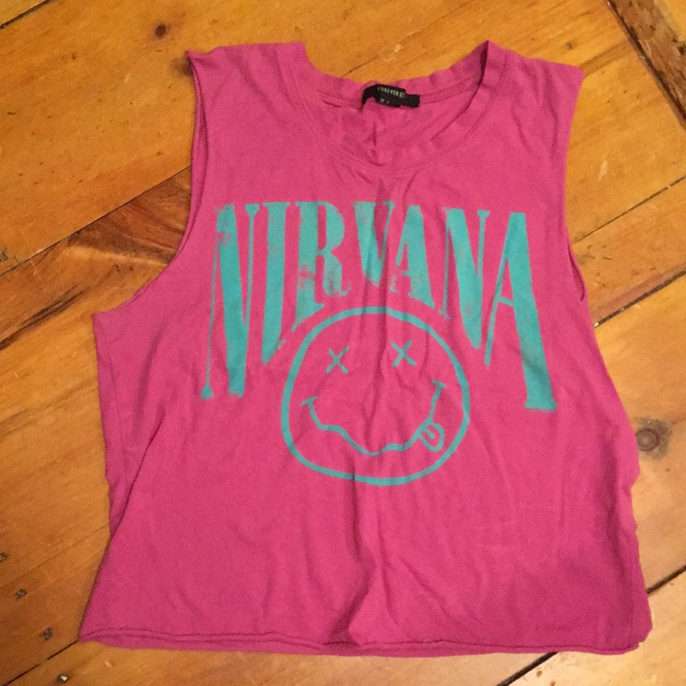 Nirvana crop top tank